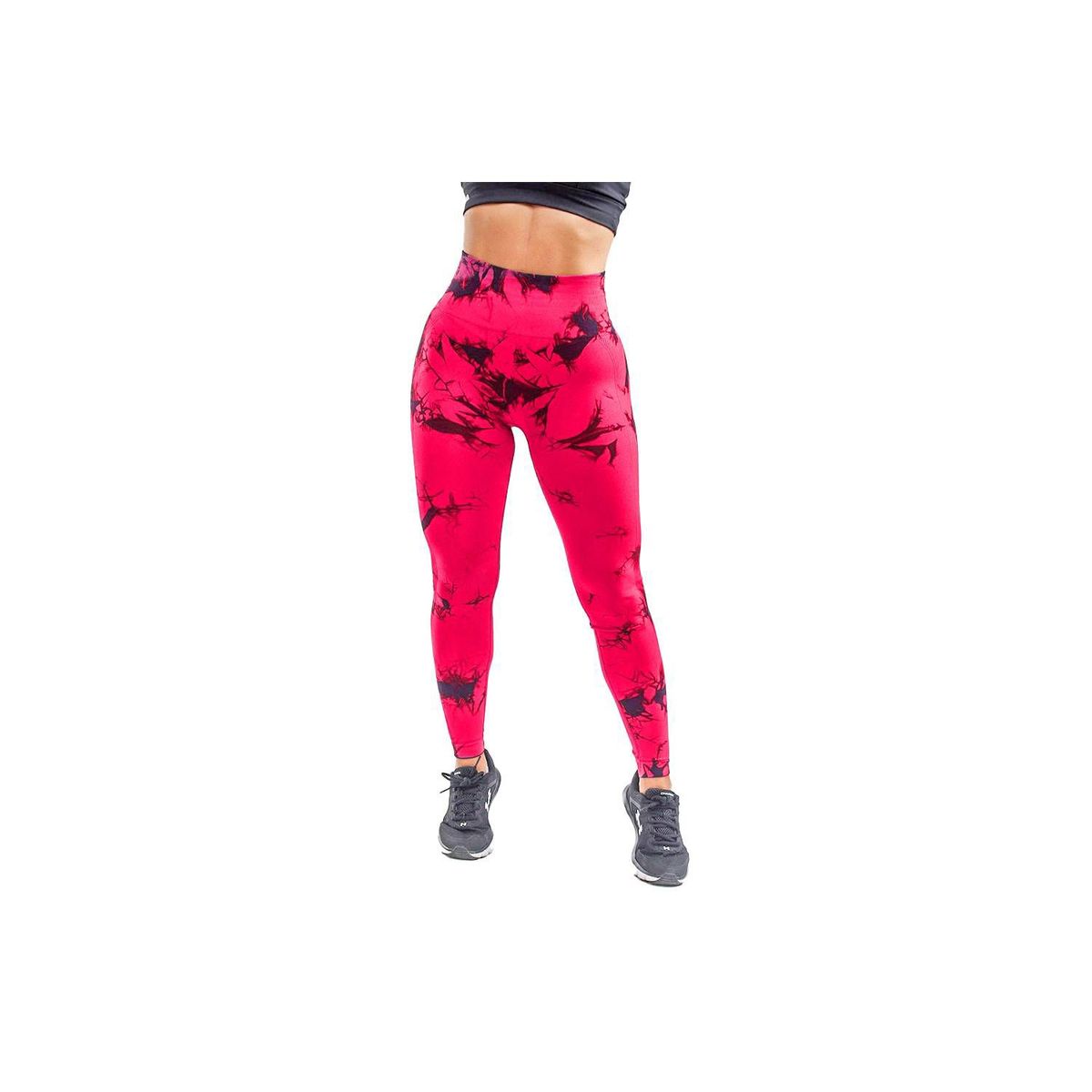 FITNESS - leggings cintura alta para levantamiento de glúteos Scrunch tie dye