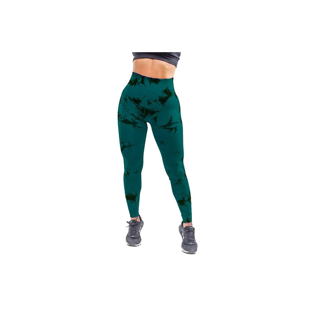 FITNESS - leggings cintura alta para levantamiento de glúteos Scrunch tie dye