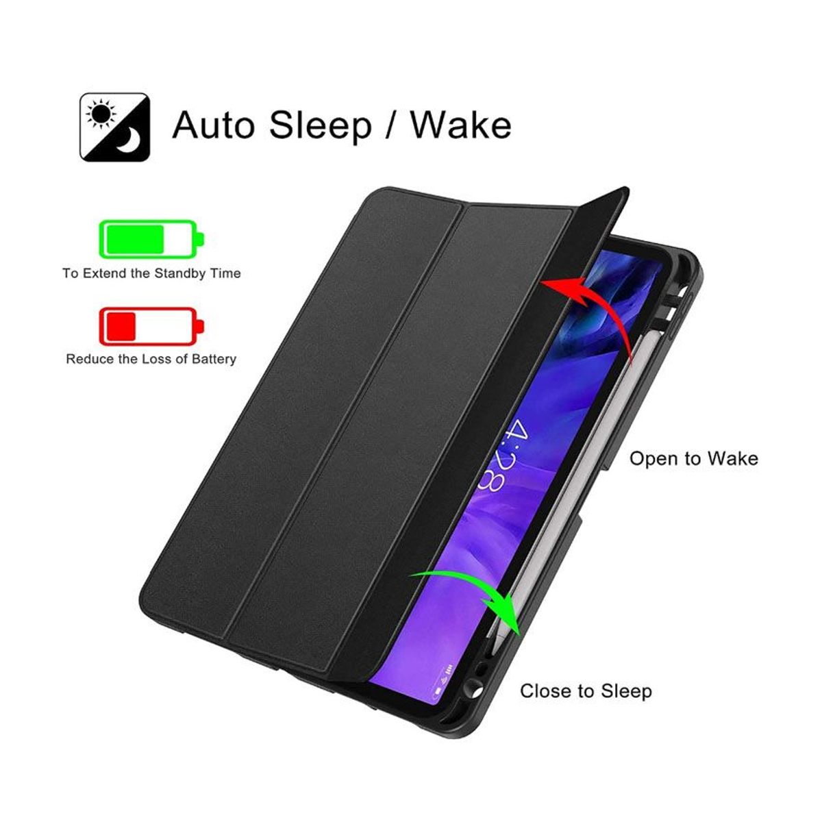 CASE - Case Protector Folio Stand Cover PortaPencil Xiaomi Mi Pad 6