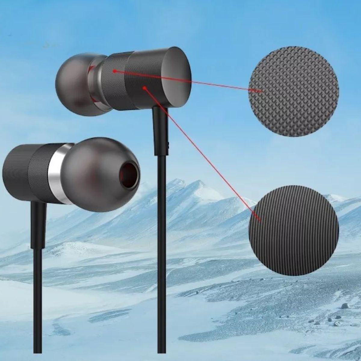 GENERICO - Audífonos Estéreo con Cable Micrófono y Cancelación de Ruidos