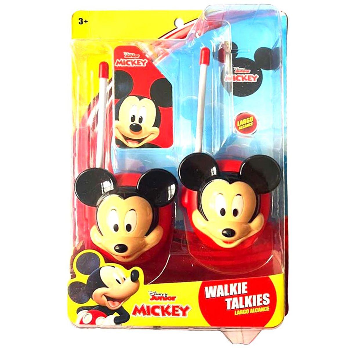 DISNEY - Walkie Talkies Inalámbrico Intercomunicador Mickey Mouse