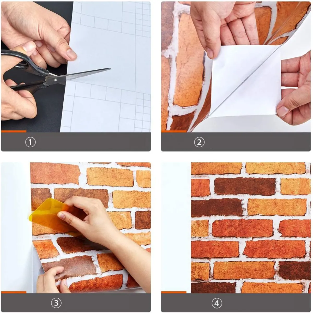 GENERICO - Papel tapiz autoadhesivo -T31- ROLLO 10m x 45cm