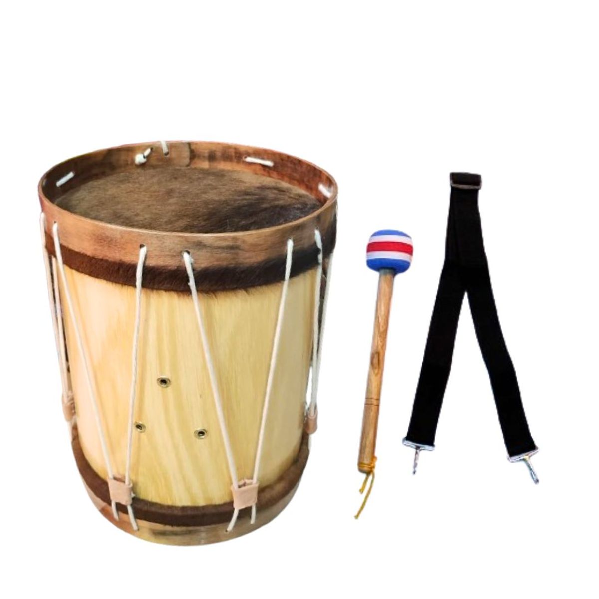 GENERICO - Bombo de RES c Mazo median cCorrea de bombo