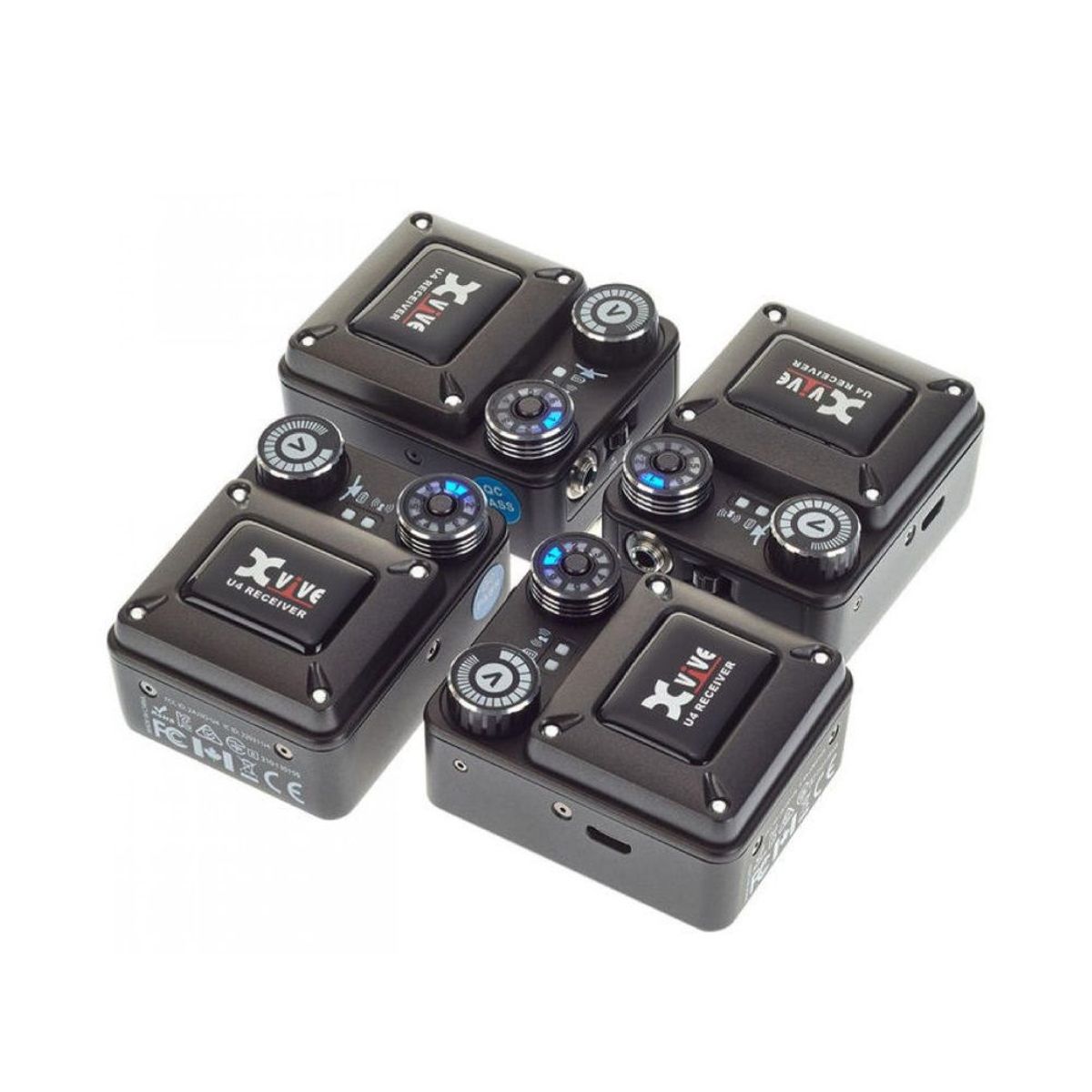 XVIVE - U4R4 XVIVE Sistema inalámbrico 4 receptores de monitoreo