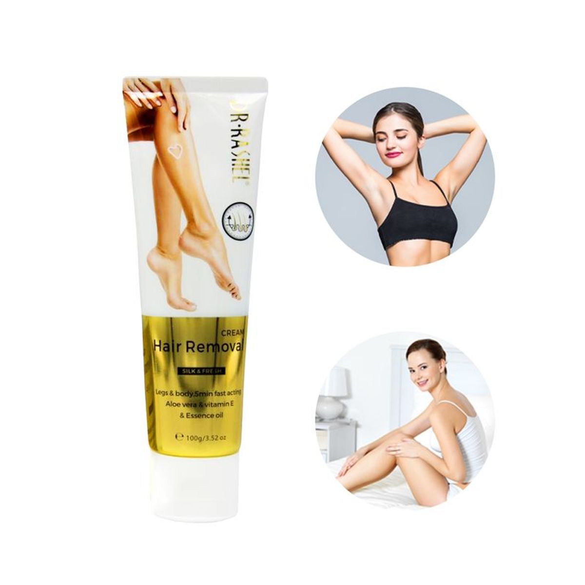 GENERICO - Pack x3 Cremas Depiladoras Dr Rashel