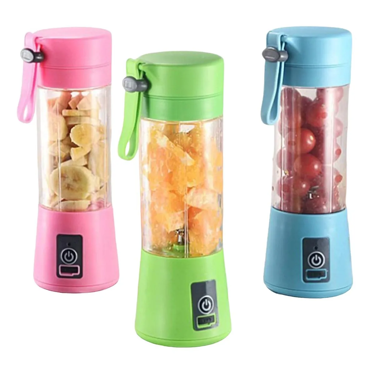 GENERICO - LICUADORA PORTATIL RECARGABLE - CELESTE