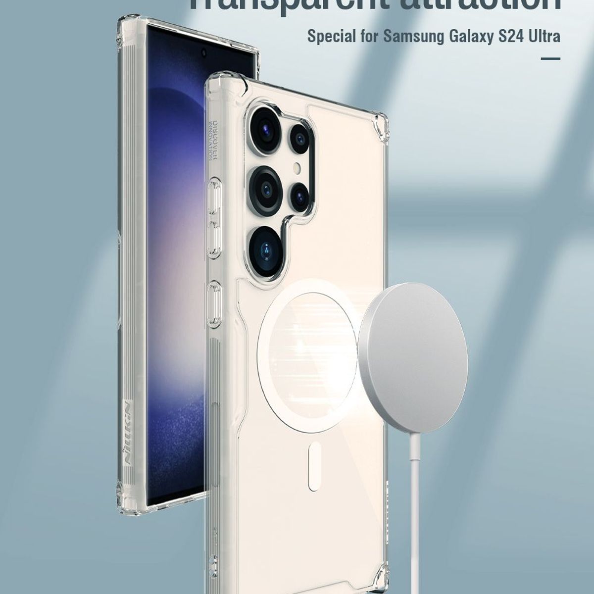 NILLKIN - Case Nillkin Nature Pro Clear  - Galaxy S24 Ultra (MagSafe)