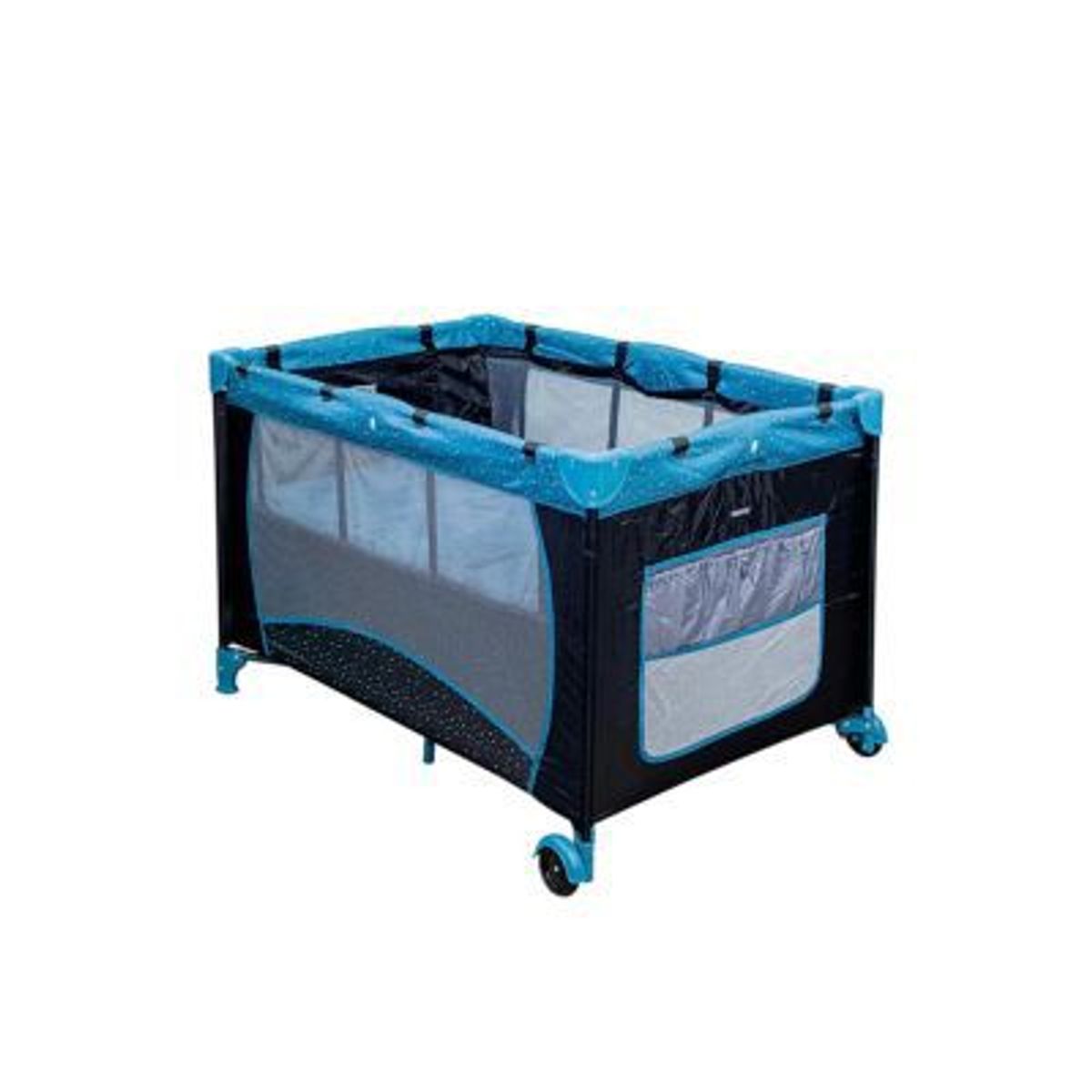 COSCO - Cuna Corral Pack and Play Stella Azul +Silla Nido