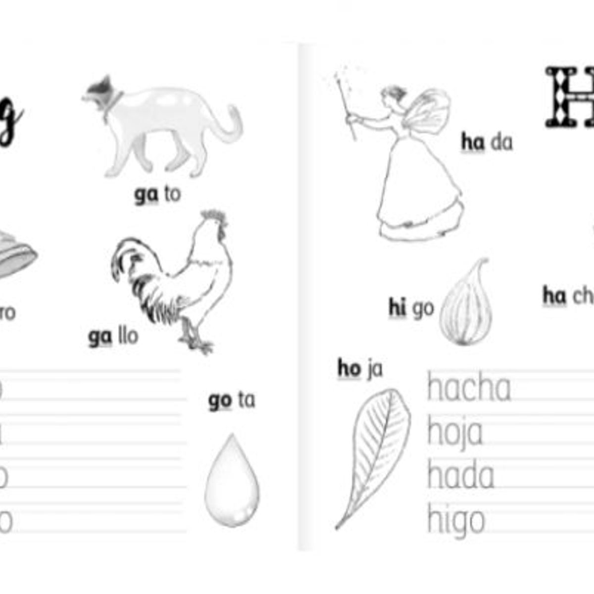 GENERICO - Libro Infantil prcticar la escritura TI QUI TA CA