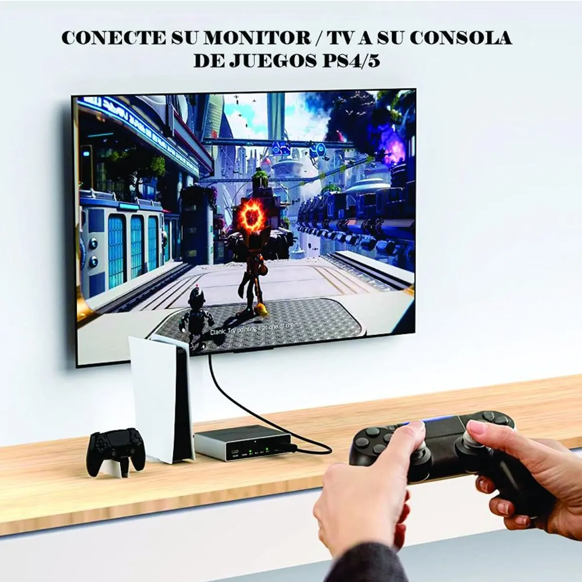 NETCOM - Switch HDMI 2.0 3 Puertos 4K 60Hz 3D HDR HDCP 2.2 3x1 18GBps NETCOM