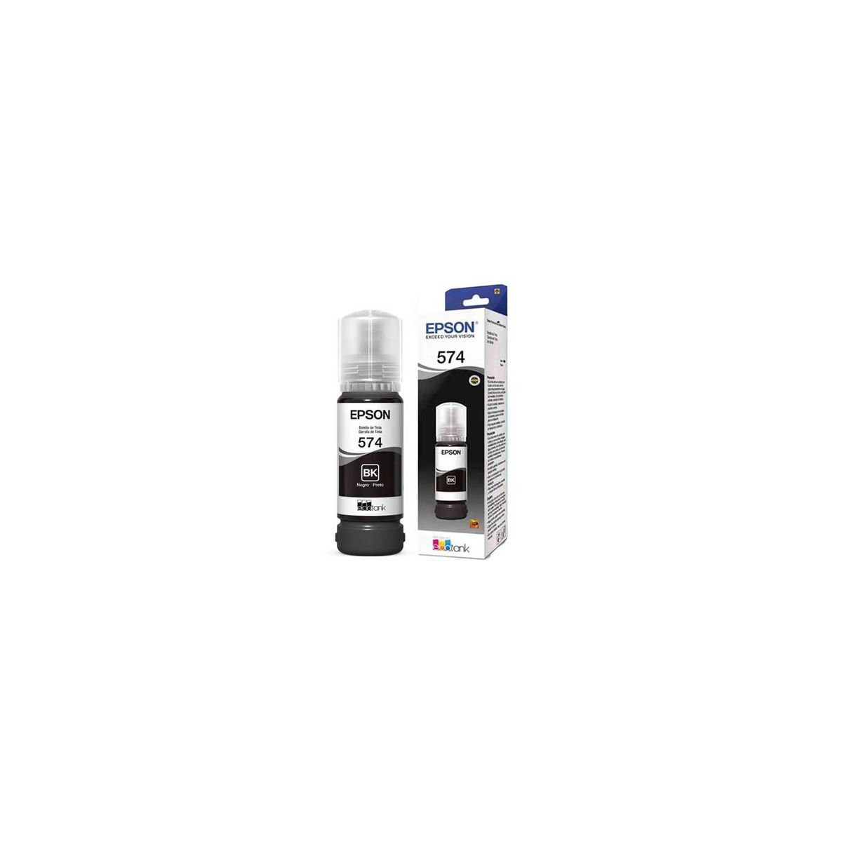 EPSON - Botella Tinta Epson NEGRO 574 T574 T574120 Para L8050 L18050 70ml