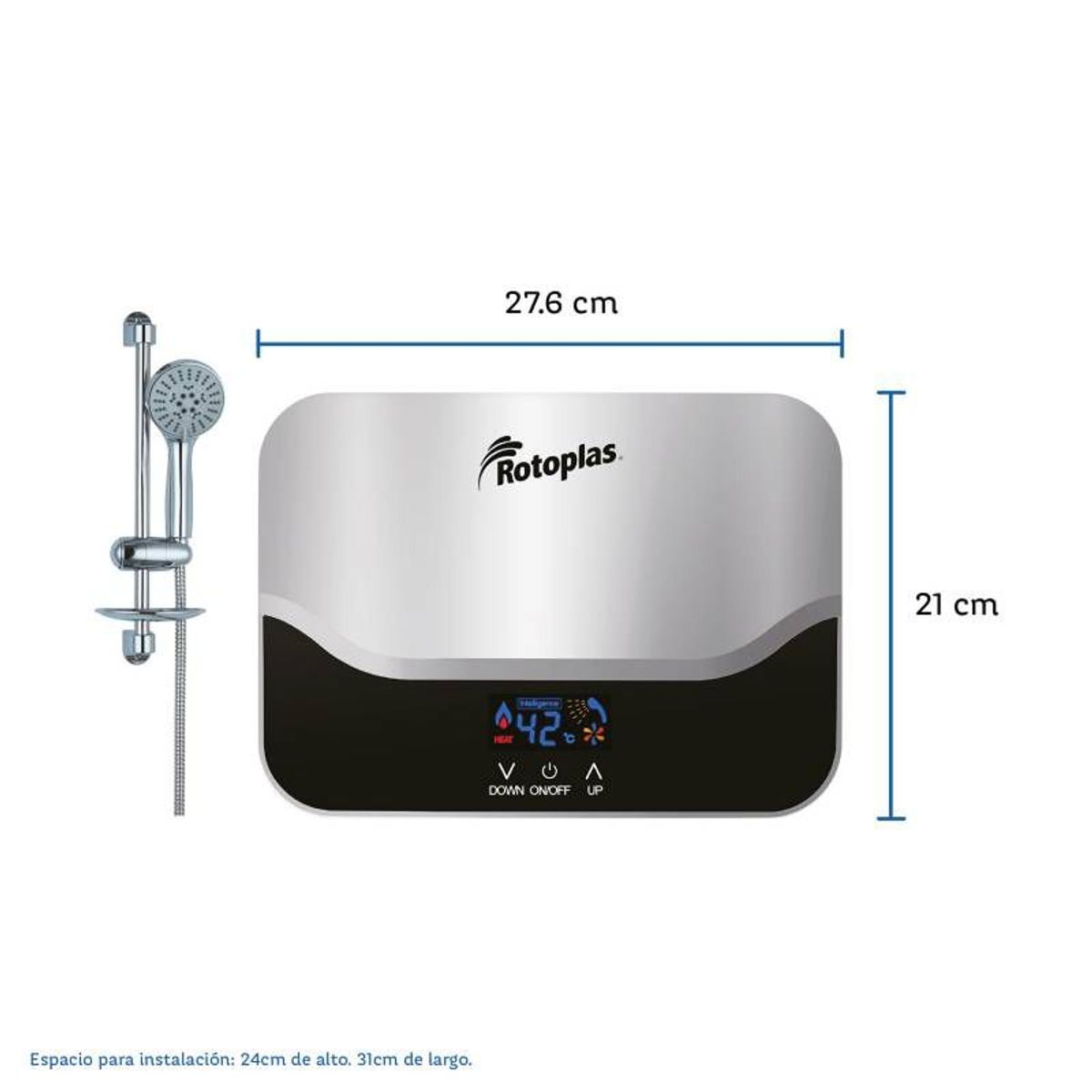 ROTOPLAS - Rapiducha Rotoplas Prisma 55kW