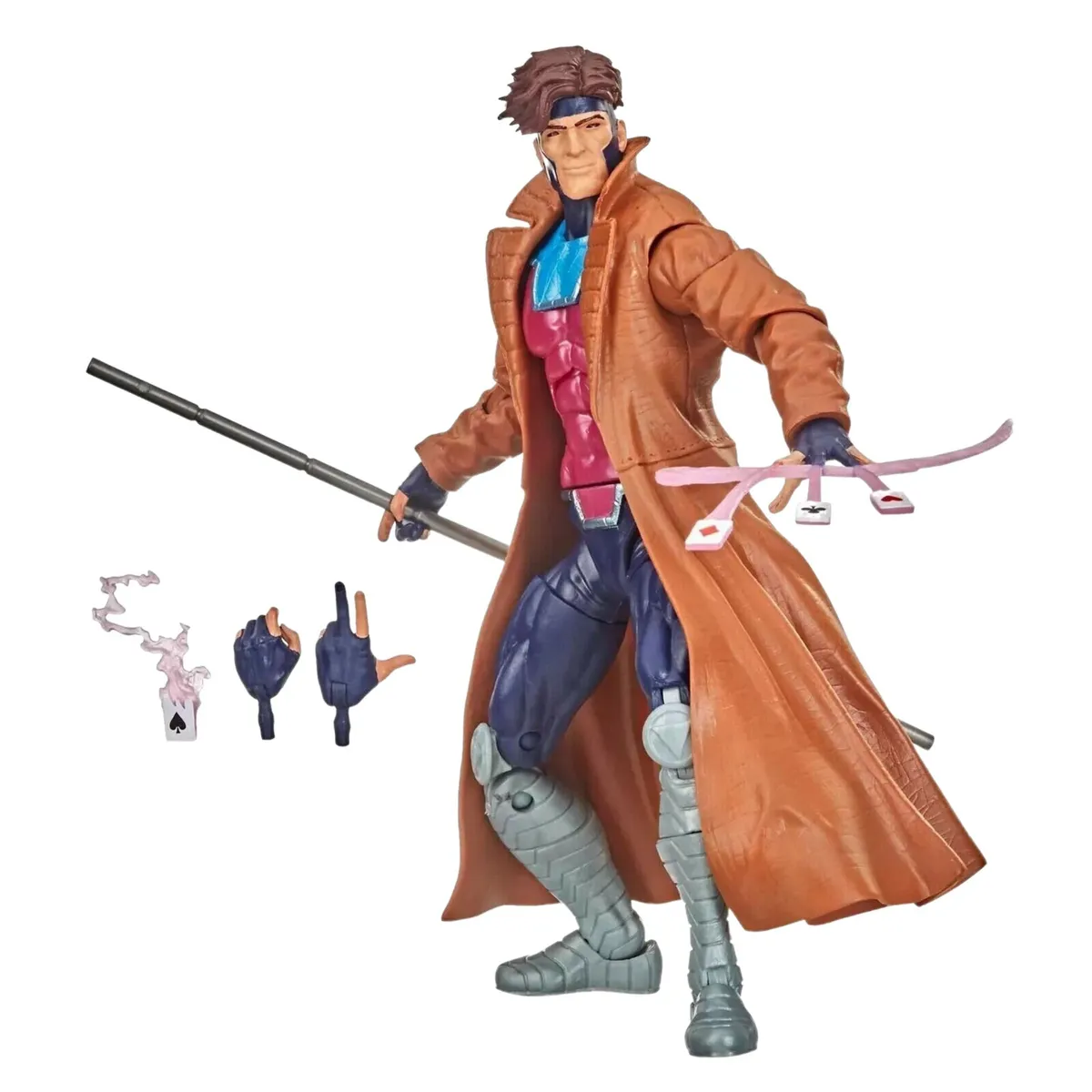 MARVEL - Figura de Acción Gambito X-Men Marvel Legends Retro Gambit