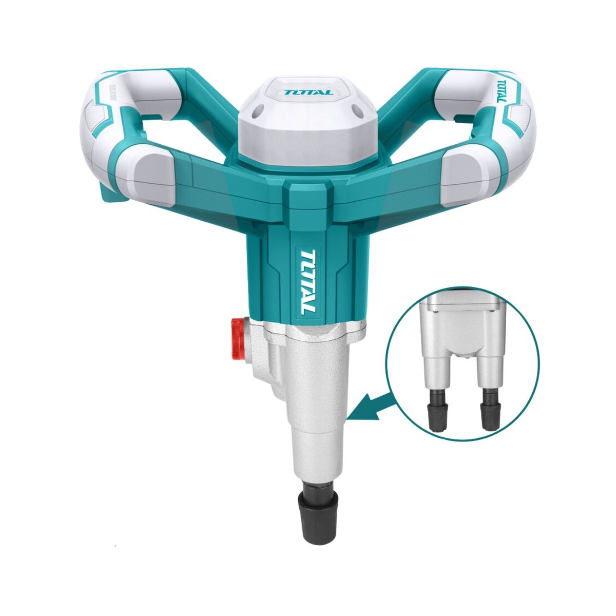 TOTAL TOOLS - Mezcladora de cemento y pintura 1800w Total