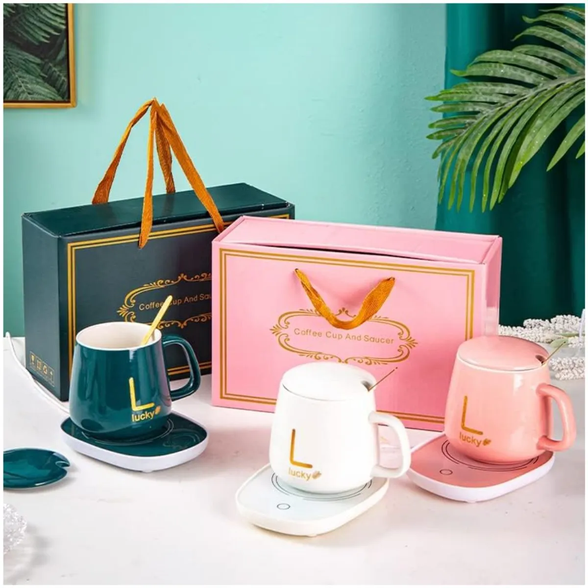 INSPIRA MARKET - Taza con Calentador Eléctrico Inteligente KIT