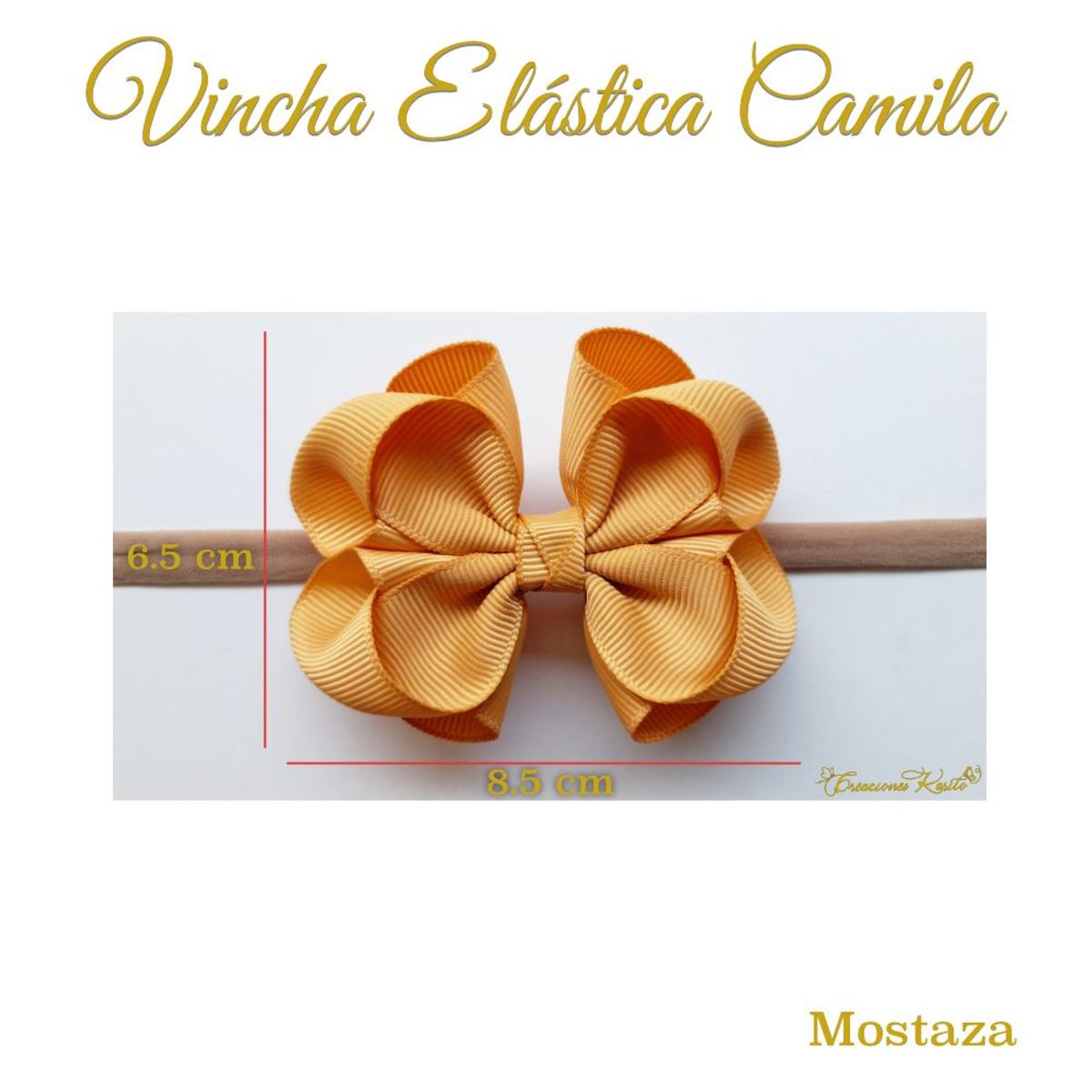 GENERICO - Vincha para bebé modelo Camila