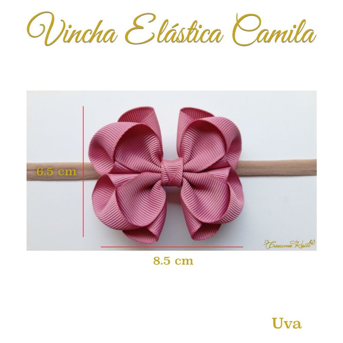 GENERICO - Vincha para bebé modelo Camila