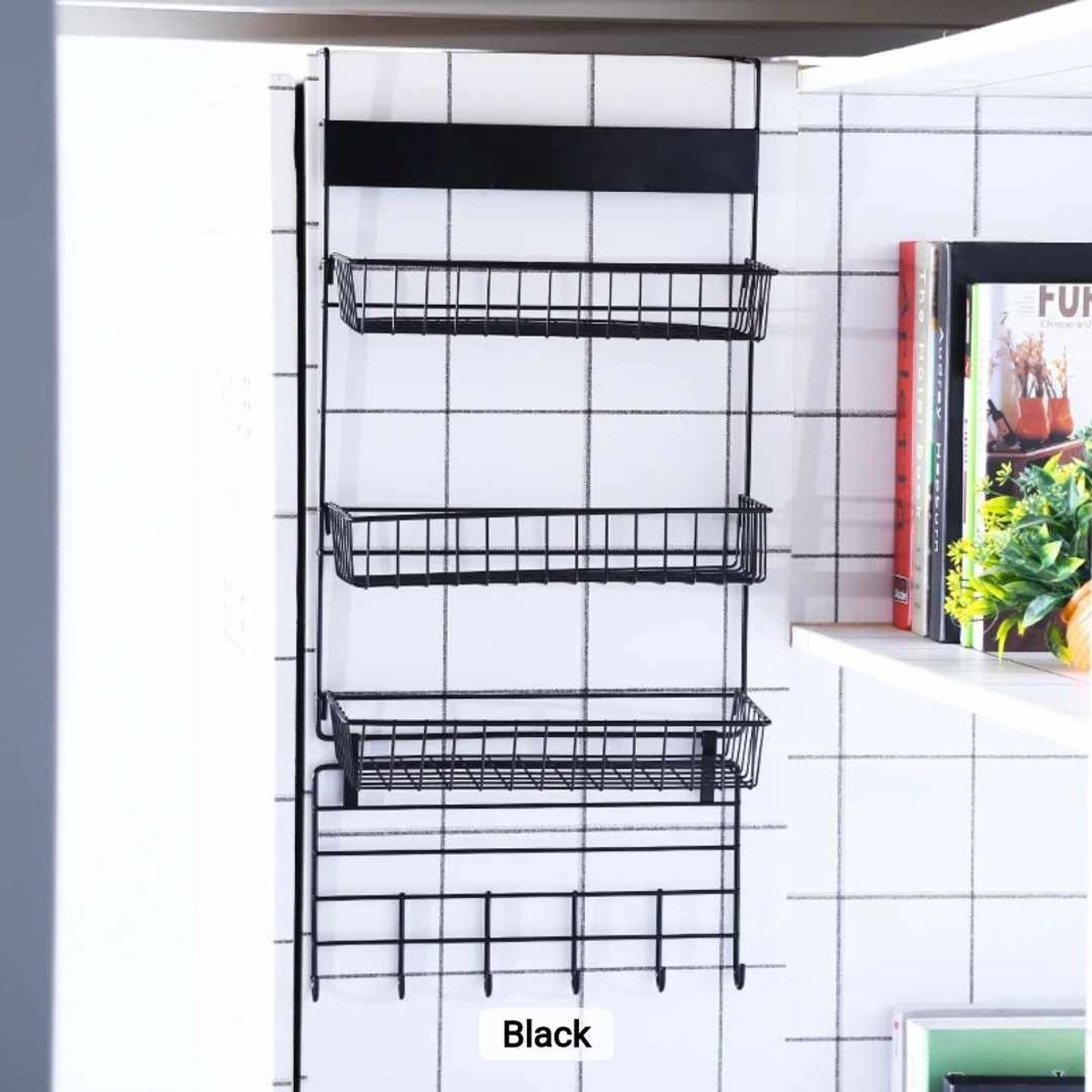 GENERICO - Organizador Lateral de Refrigerador Colgador Flotante De Cocina