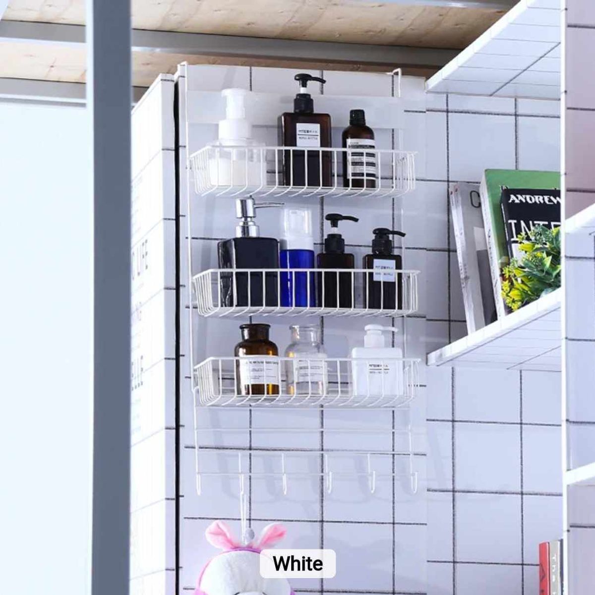 GENERICO - Organizador Lateral de Refrigerador Colgador Flotante De Cocina