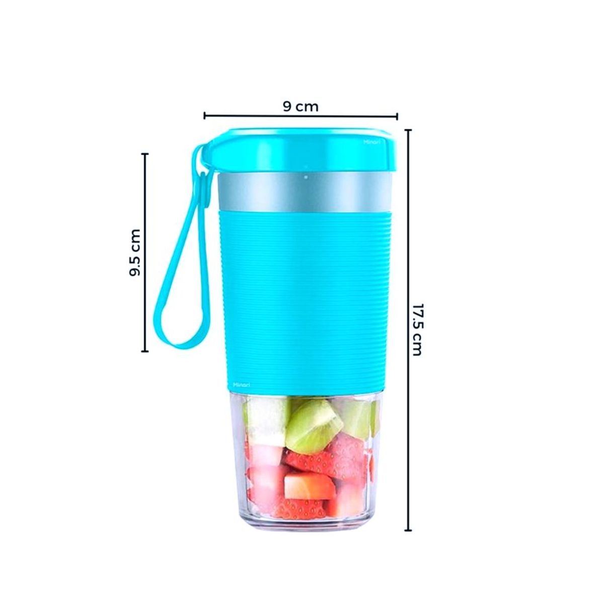 INSPIRA - Mini licuadora portátil para jugos recargable entrada usb