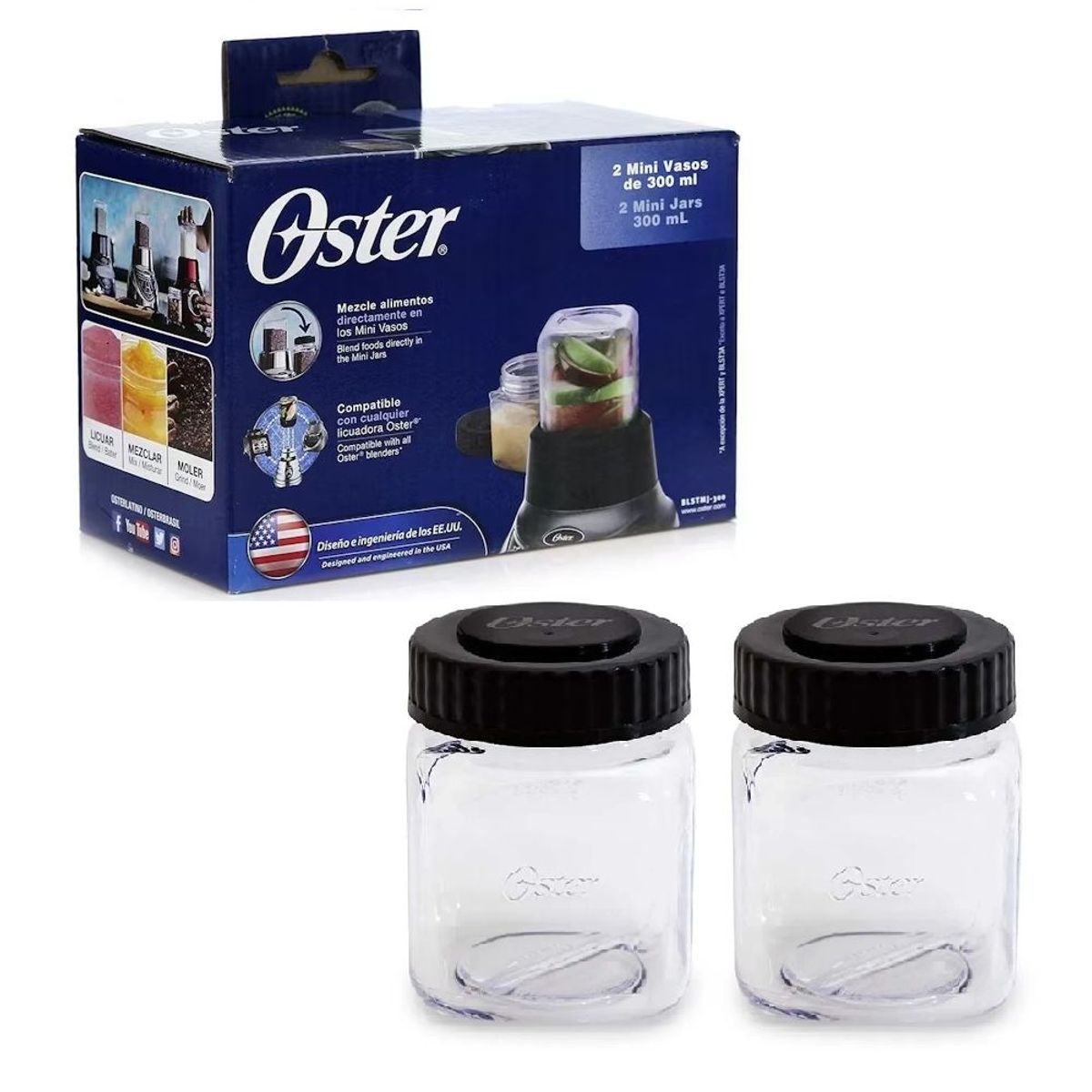OSTER - Repuestos Oster 2 mini jarras de 300ml blstmj300