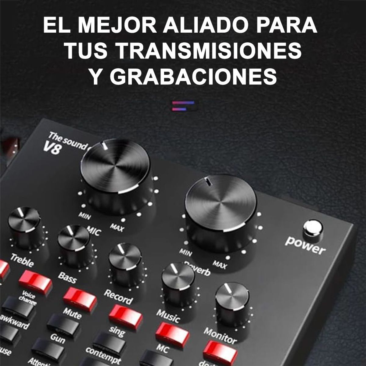 DREIZT - Micrófono Profesional con Consola de Sonido BM-800 Dreizt Gold