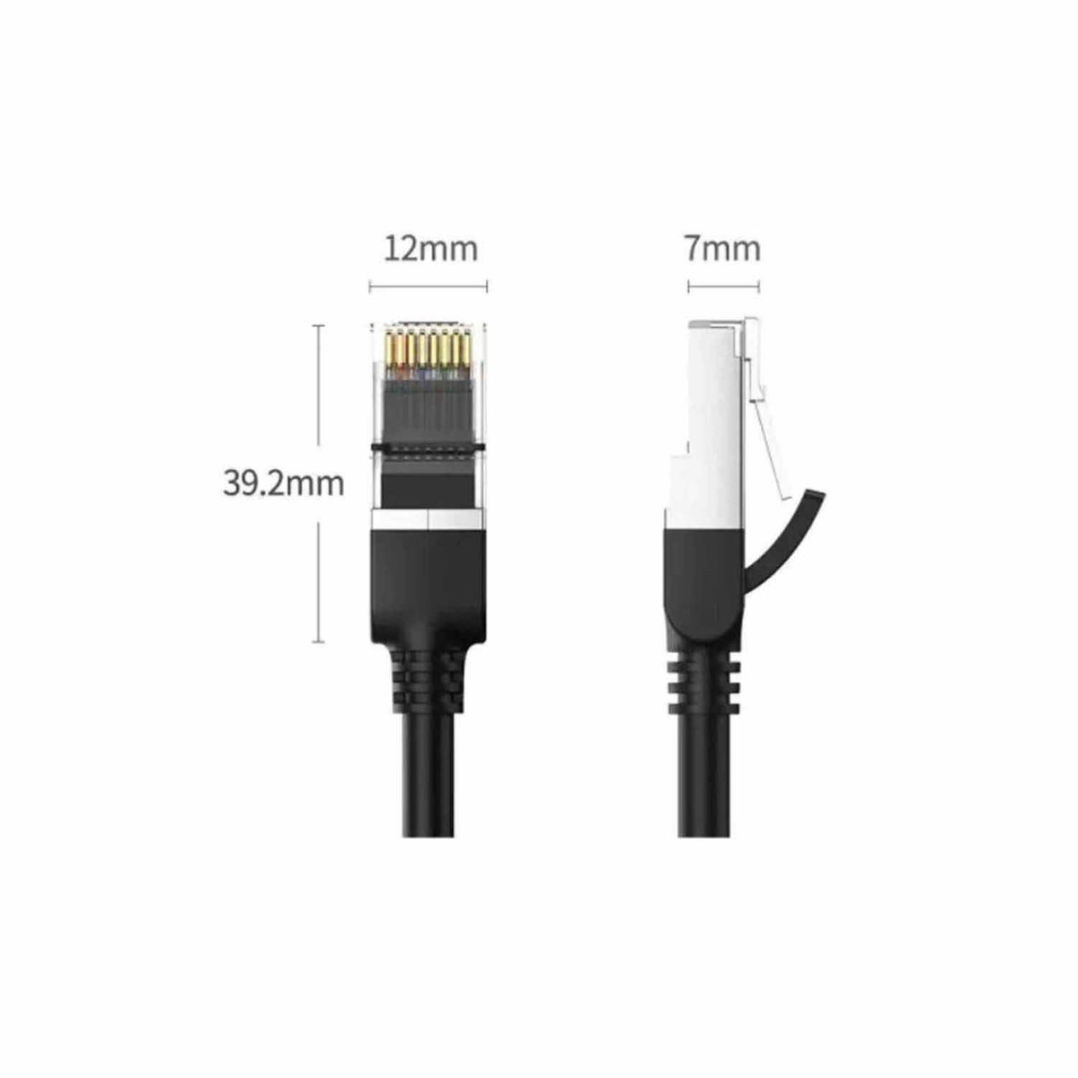 UGREEN - Cable Ugreen de Red Nw101 Cat6 Utp Lan Cable 24Awg Cu 15M 60818 Black