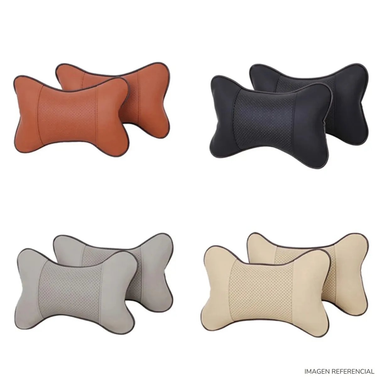 INSPIRA MARKET - Almohadilla para asiento de auto cojín cervical PACK x2