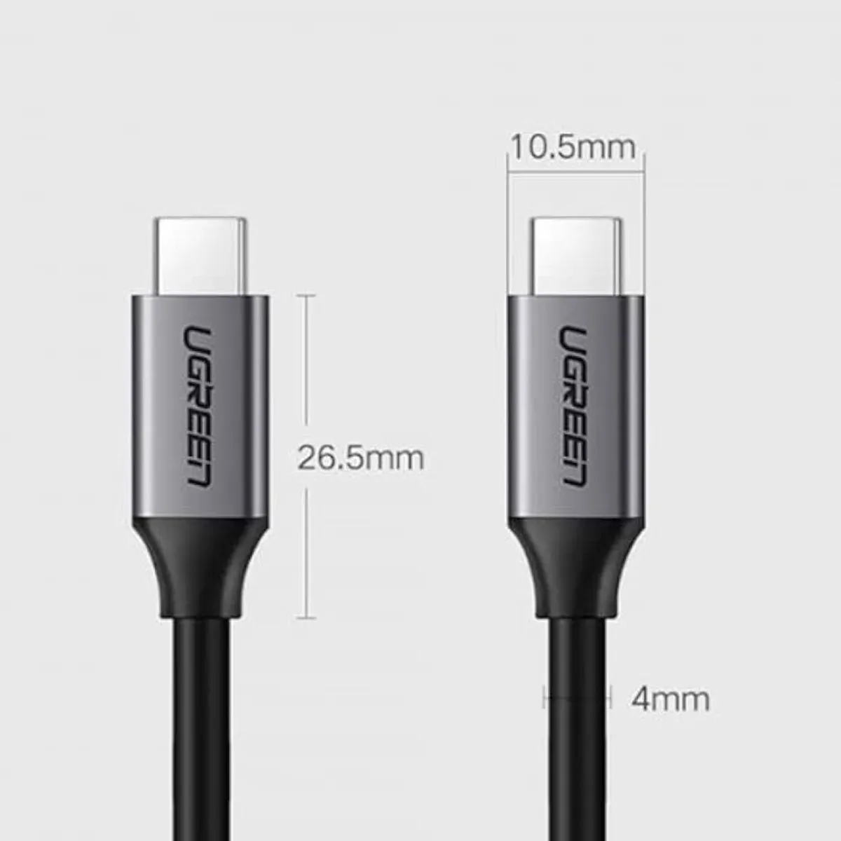 UGREEN - Cable USB-C 60W 1.5mt Ugreen Premium Aluminio US161 - 50751