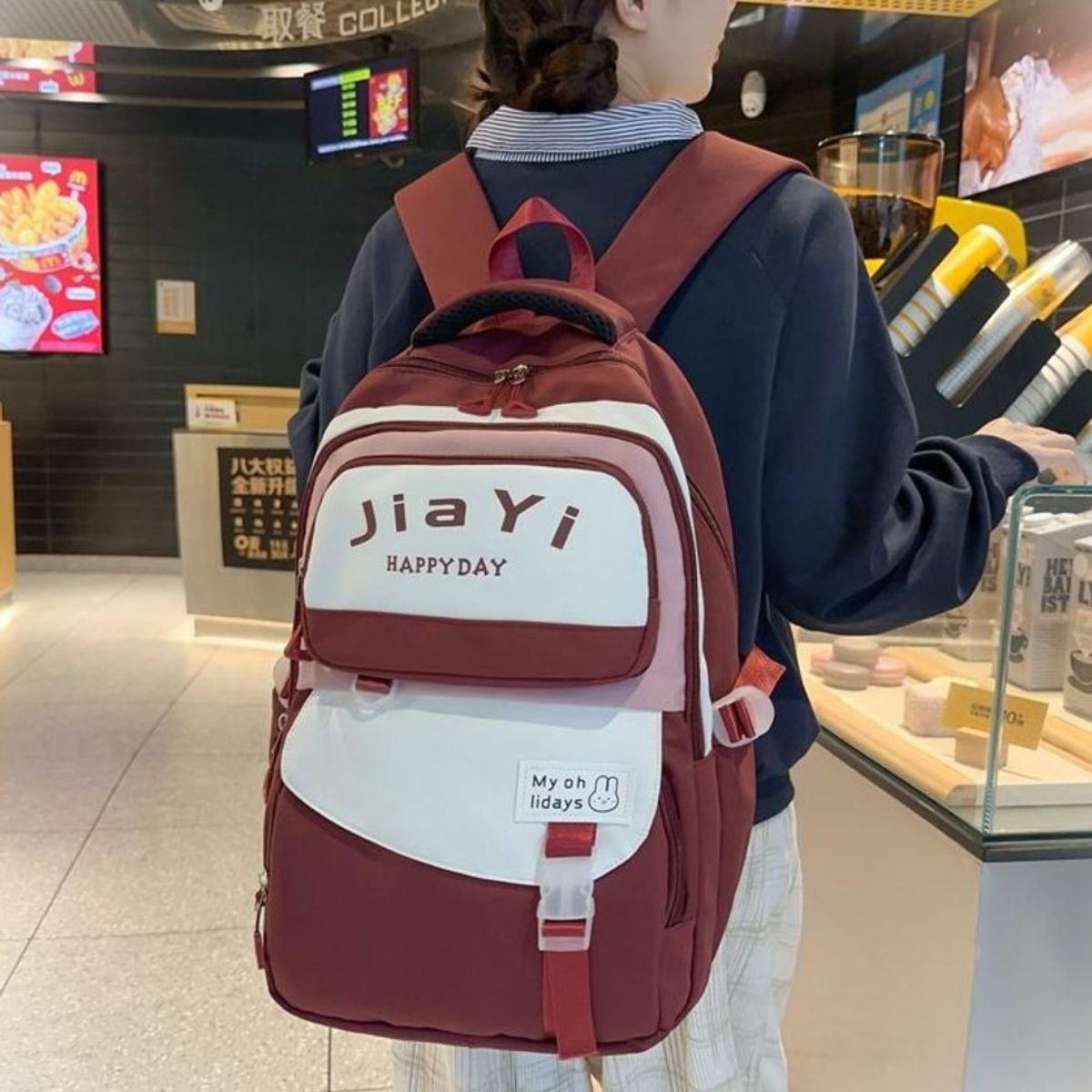 GENERICO - Mochila Kawaii Impermeable Porta Laptop modelo Coreano Kawai