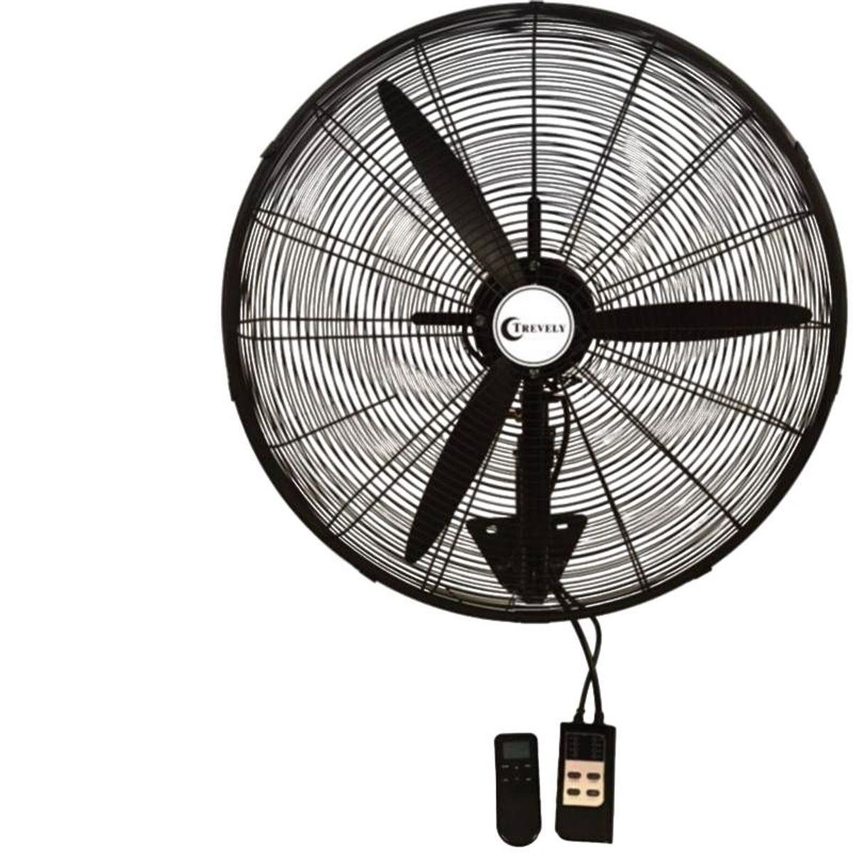 TREVELY - VENTILADOR DE PARED 26 INDUSTRIAL 180W A CONTROL REMOTO