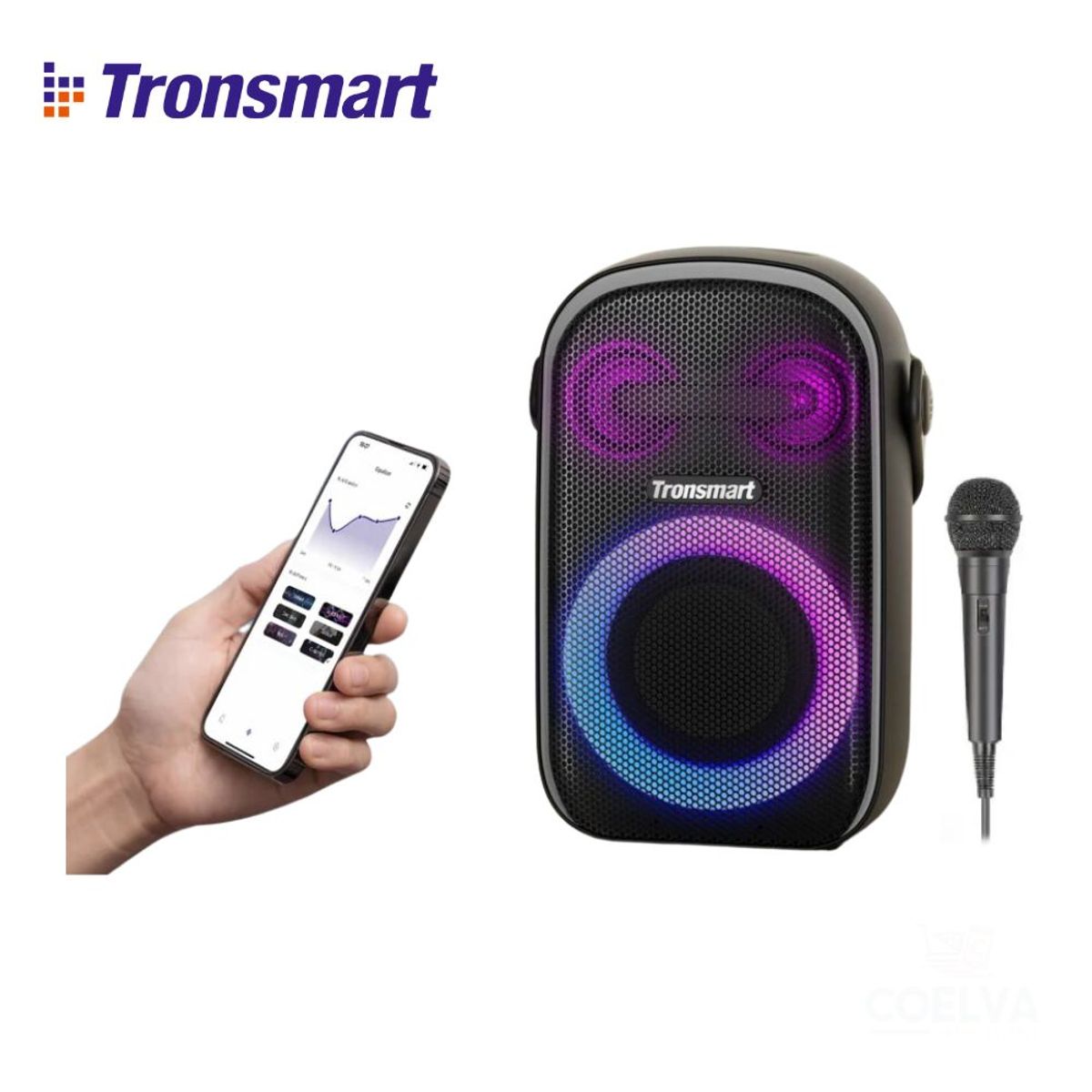 TRONSMART - Tronsmart Halo 110 Parlante Bluetooth con micrófono incluido - Negro