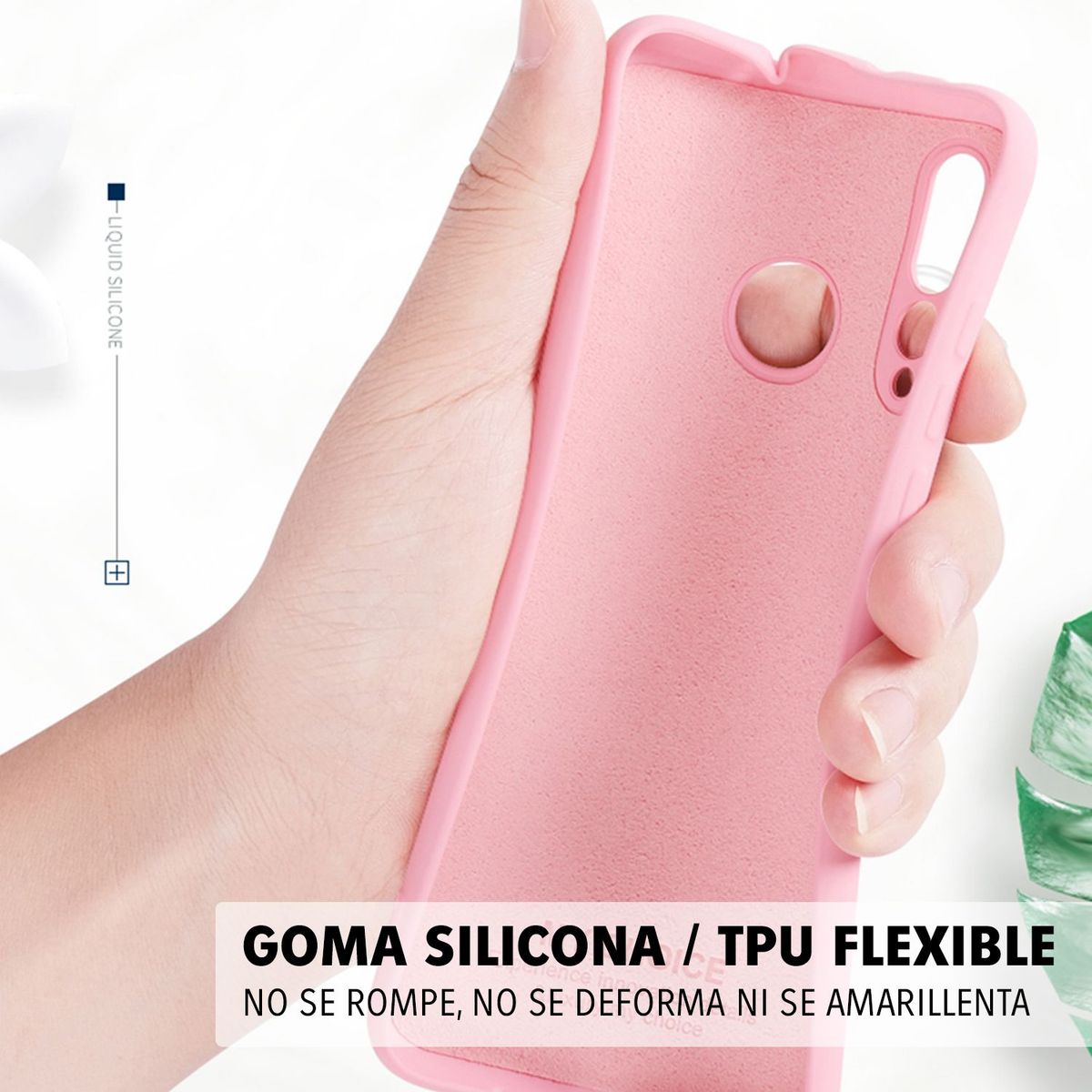 GENERICO - Funda Protector Case HONOR MAGIC 6 LITE - GAMUZA ROSA