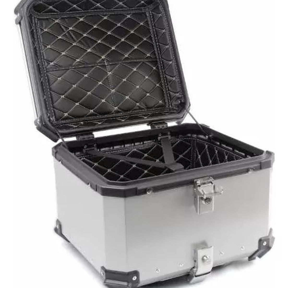 GENERICO - Cajuela Aluminio 45L Interior De Cuero + Llaves