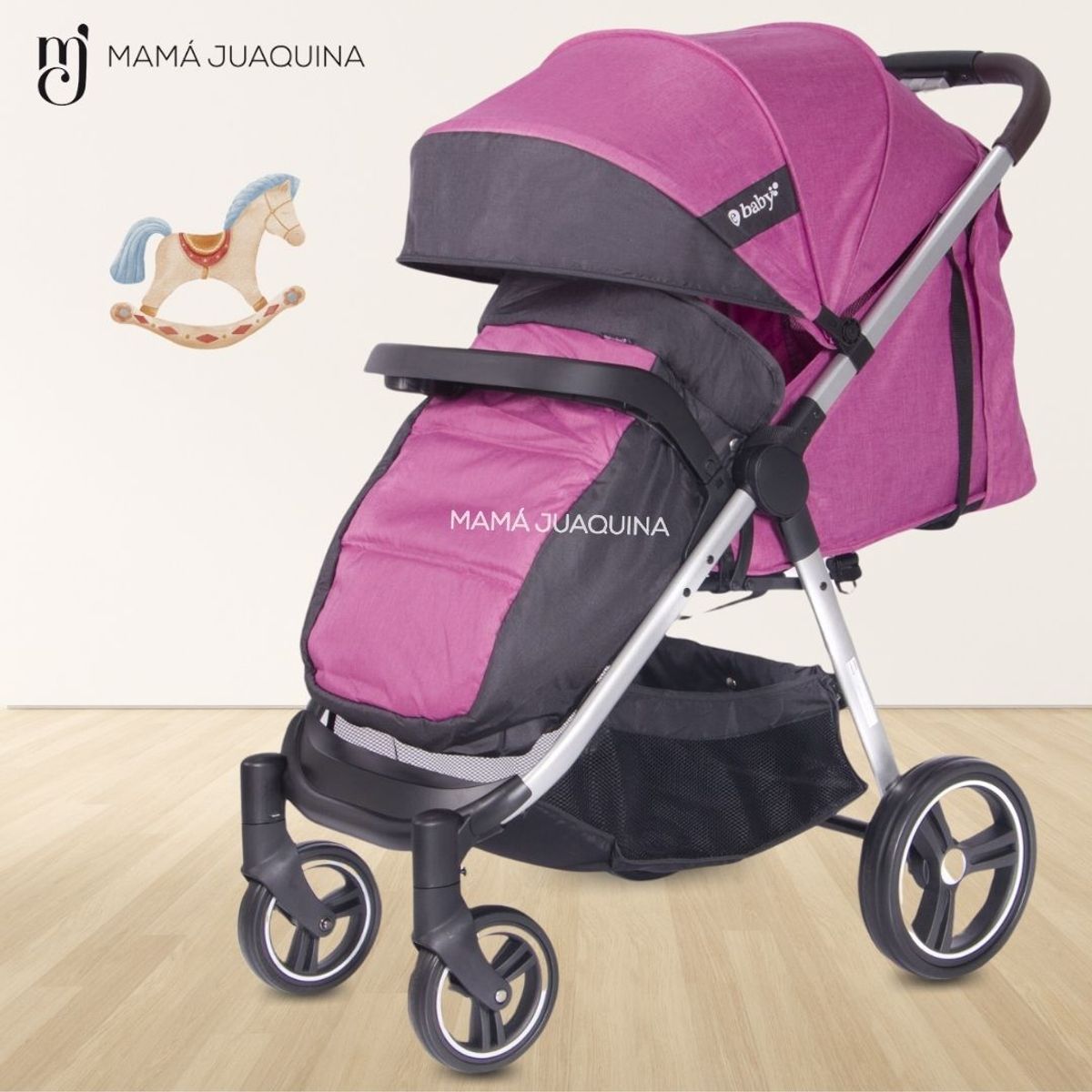 EBABY - Coche de Paseo «DASH» Edición Limitada Dark Pink