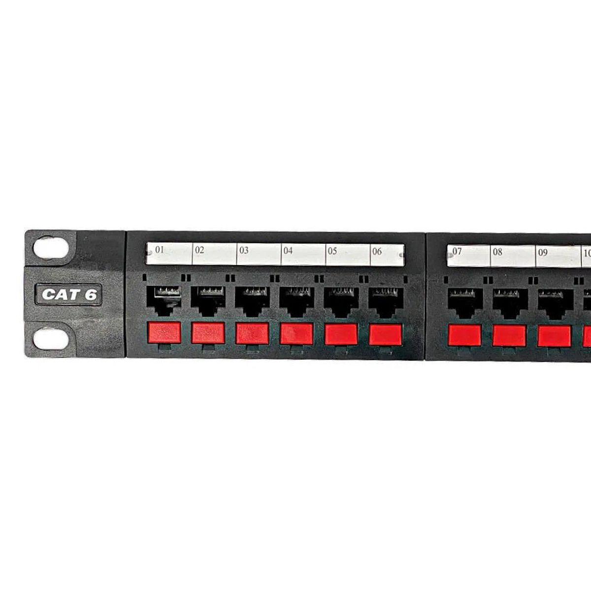 FURUKAWA - Patch Panel Gigalan CAT.6 RJ45 24 puerto T568A/B 19" Furukawa 35030162