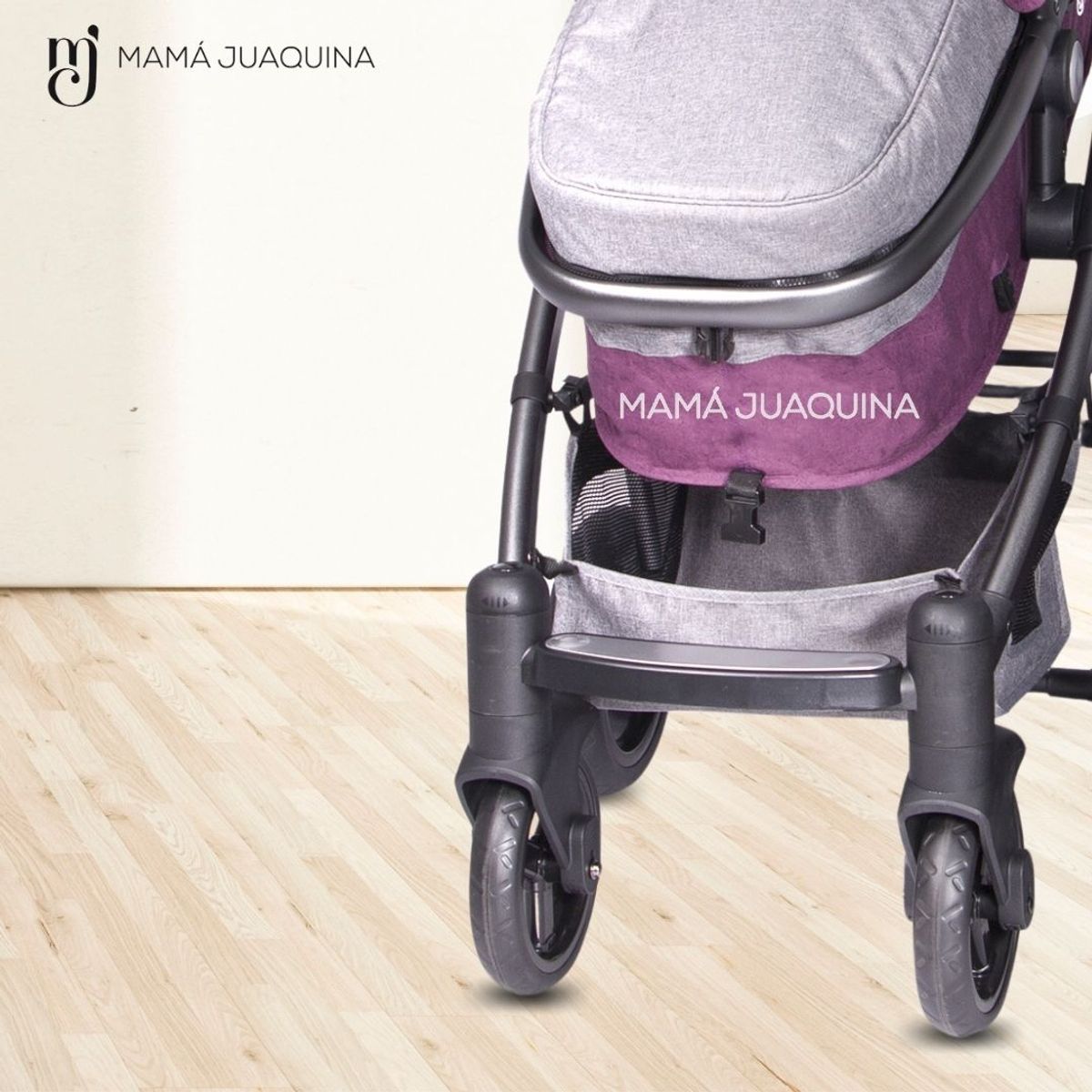 EBABY - Coche Moisés Travel System «MILE» Porta Bebé Purple