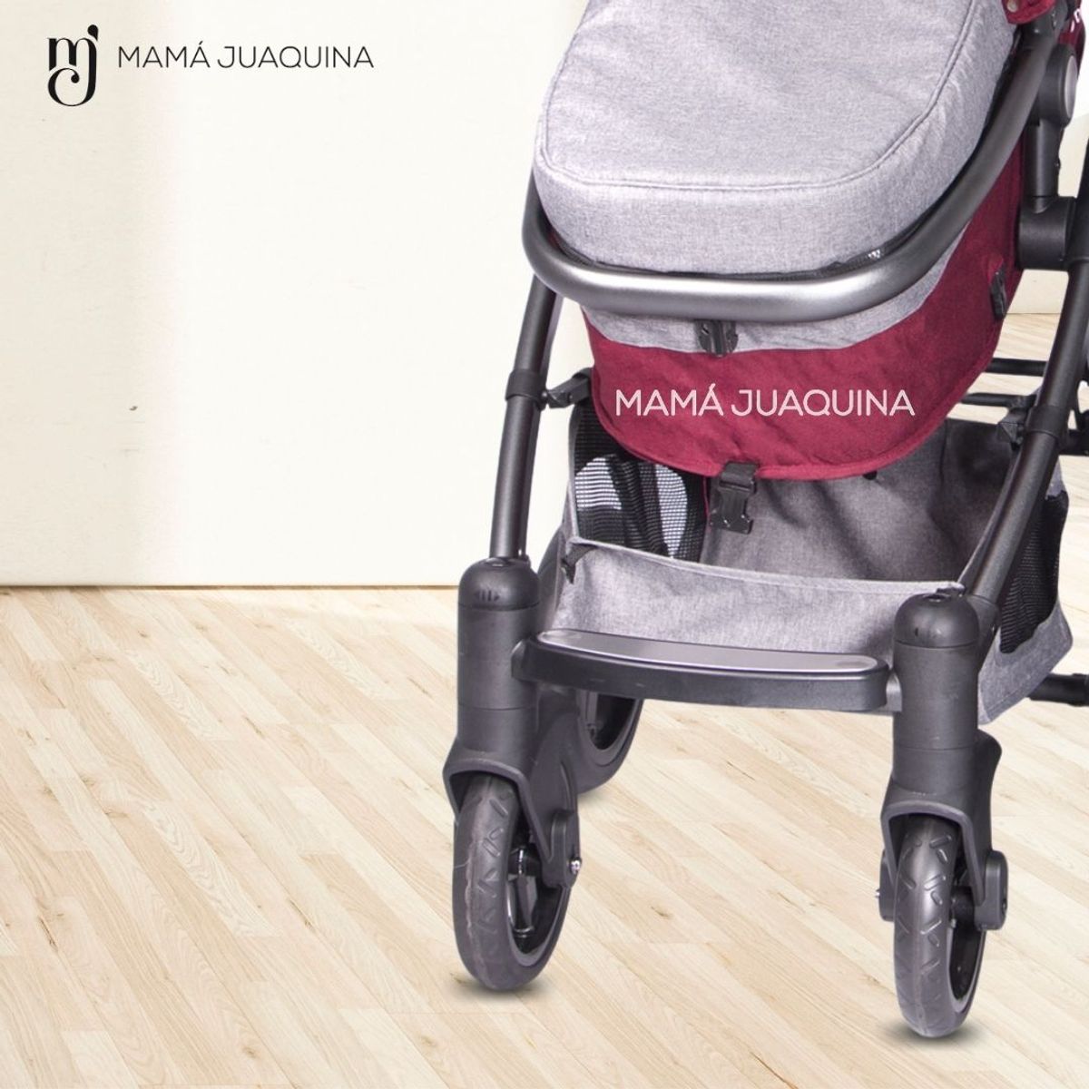 EBABY - Coche Moisés Travel System «MILE» Porta Bebé Red