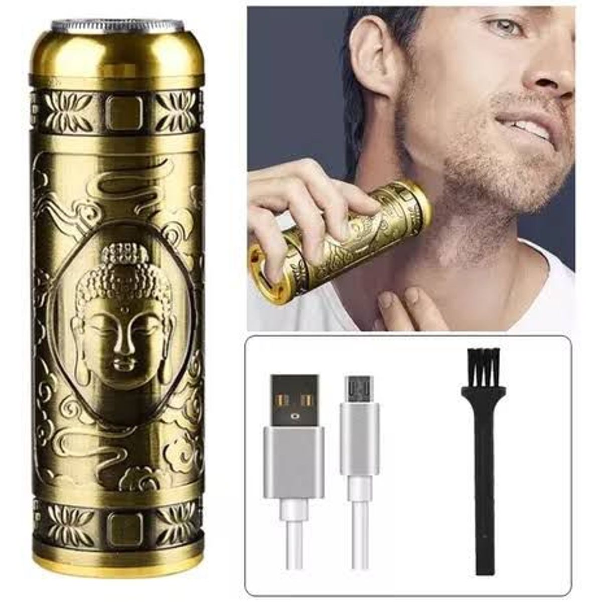 OEM - Afeitadora eléctrica portátil con carga usb