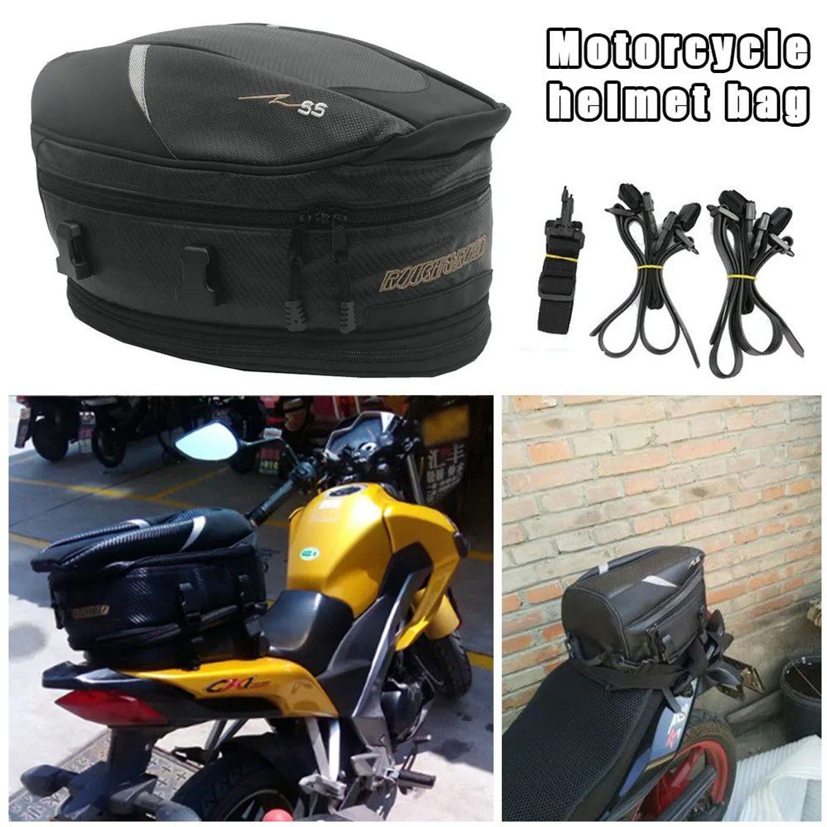 GENERICO - Maletero Fibra de CArbono Para Tanque Moto