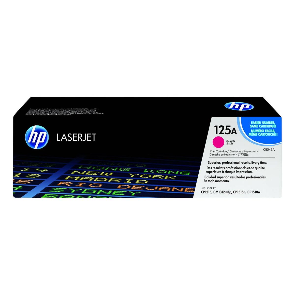 HP - TONER HP 125A CÓDIGO CB543A MAGENTA 1400 Pág