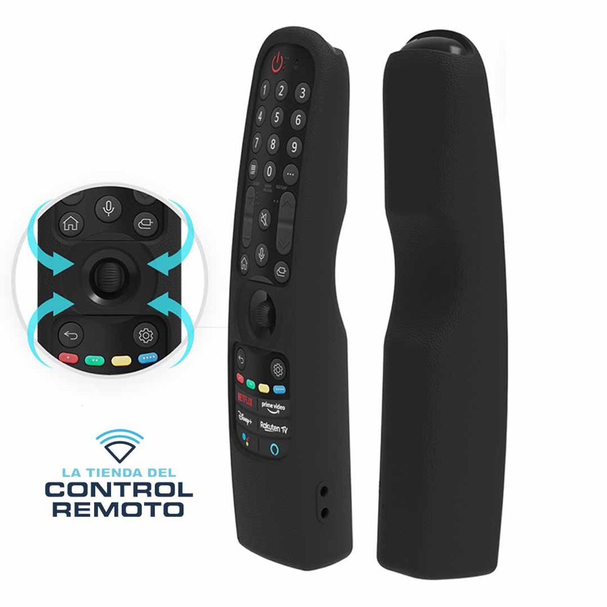 SIKAI - Funda Protector para Magic Control LG Mr23 - Negro
