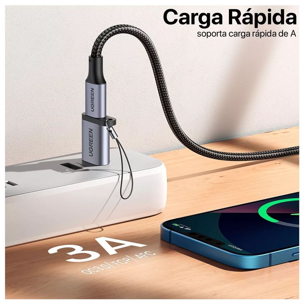 UGREEN - Adaptador Tipo C Hembra a USB 3.0 3.1 Macho 5 Gbps UGREEN