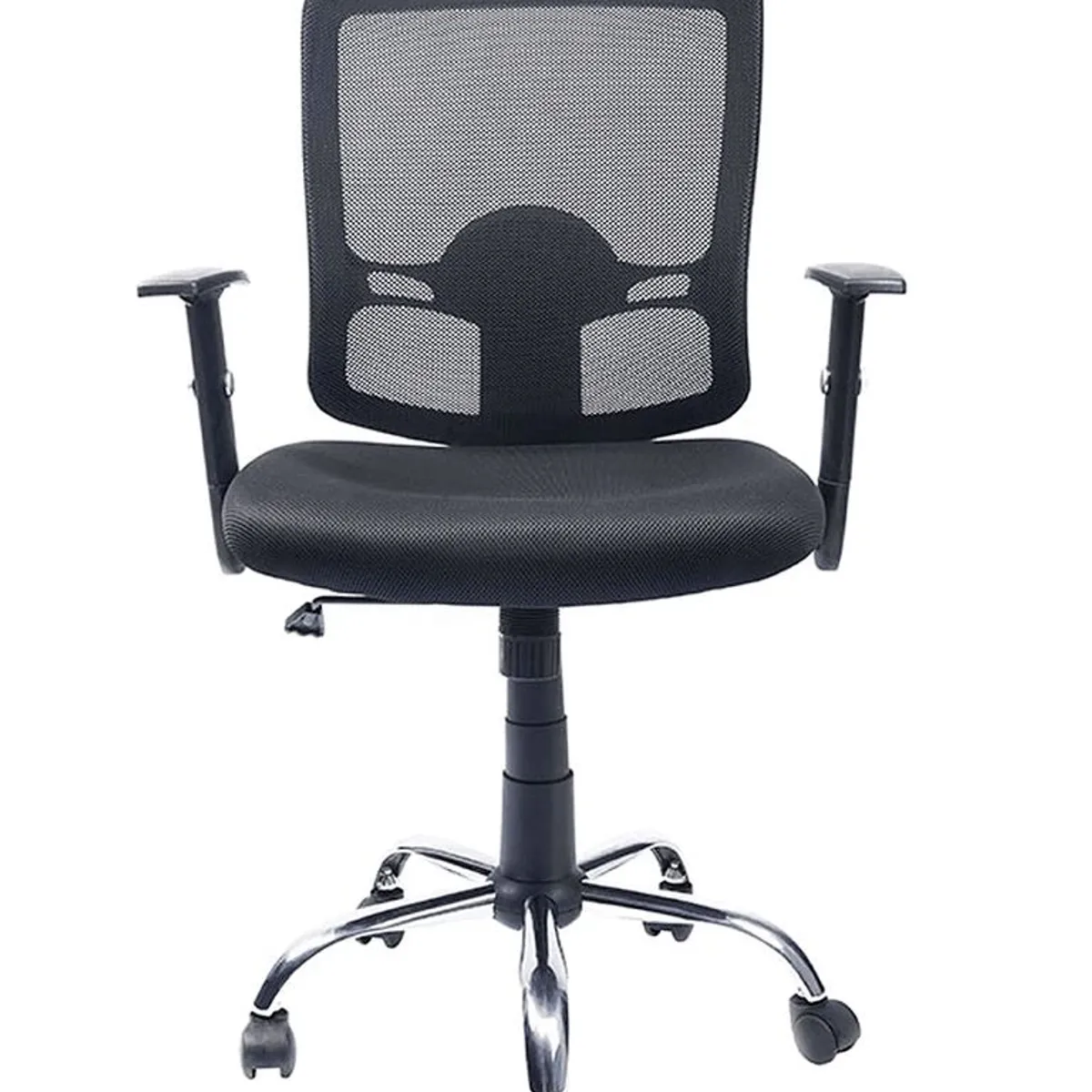 OFIDEAS - Silla Giratoria De Oficina Negra Euro Ofideas