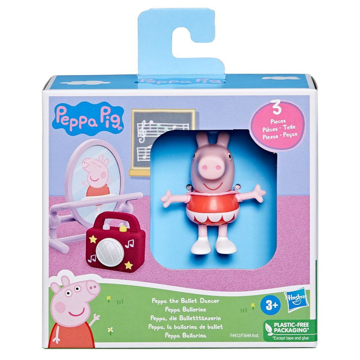 PEPPA PIG - Peppa Pig Bailarina de Ballet con Accesorios 6 cm