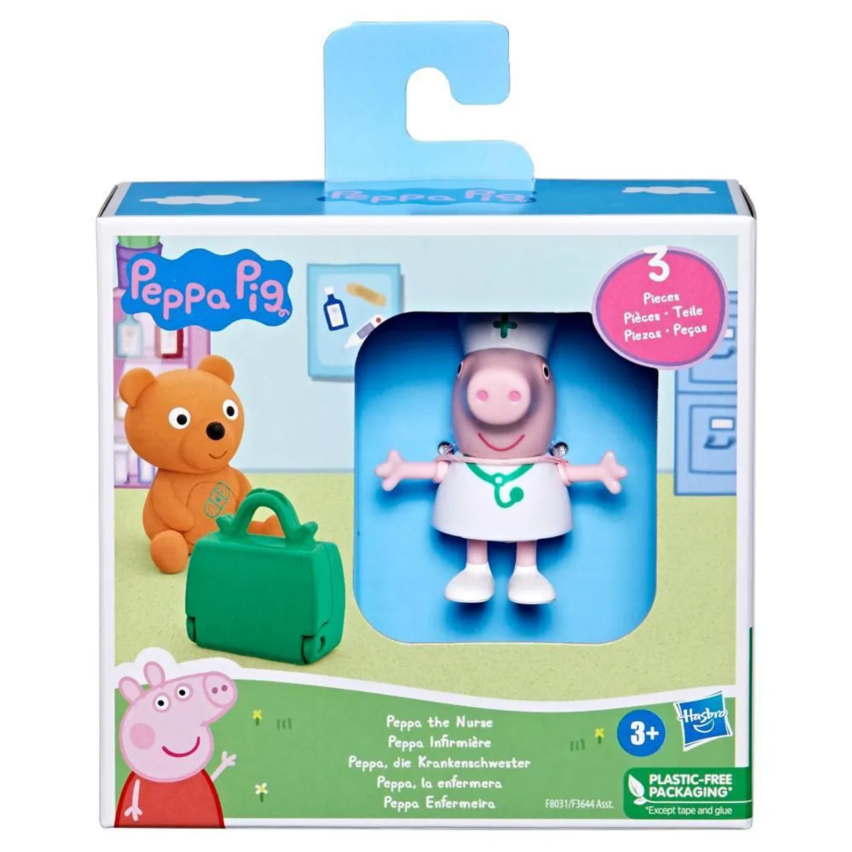 PEPPA PIG - Peppa Pig Enfermera con Accesorios 6 cm