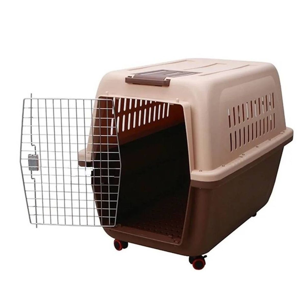 GENERICO - Kennel Transportador L80 Piso Impermeable Mediano