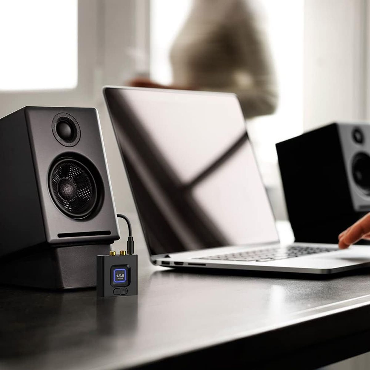 GENERICO - 1Mii Receptor de audio Bluetooth 12 horas de reproducción