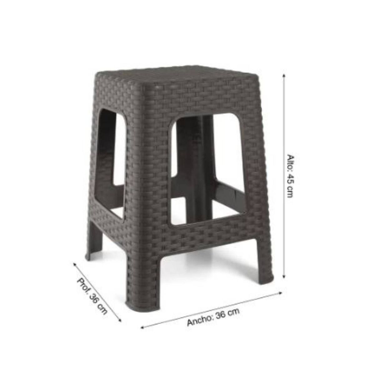 GENERICO - BANCA MODELO RATAN MARRON