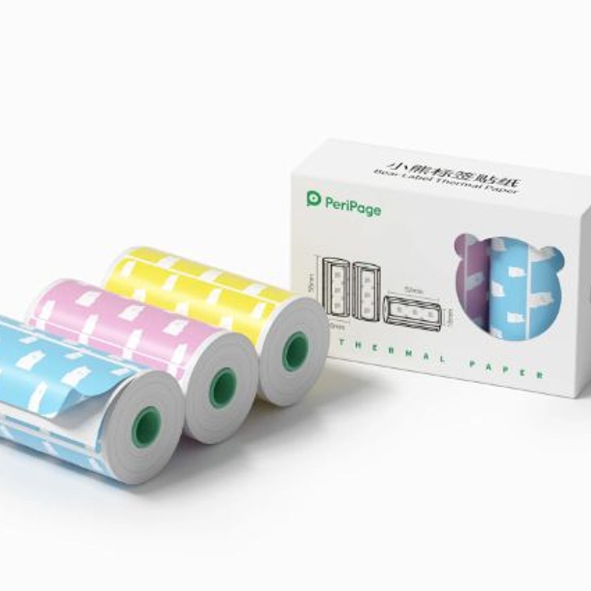 PERIPAGE - PACKX3 STICKER DISEÑO OSITO